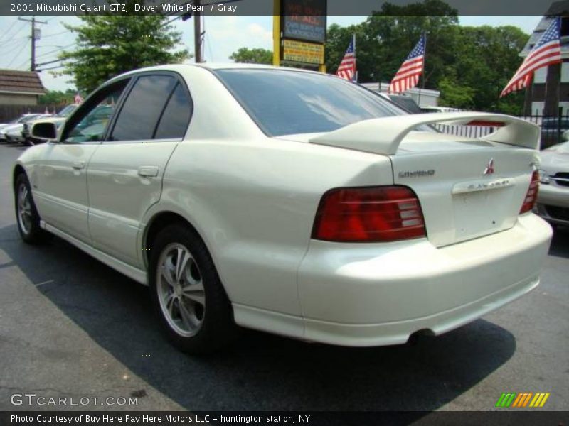 Dover White Pearl / Gray 2001 Mitsubishi Galant GTZ