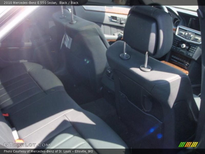 Black / Black 2010 Mercedes-Benz E 550 Sedan