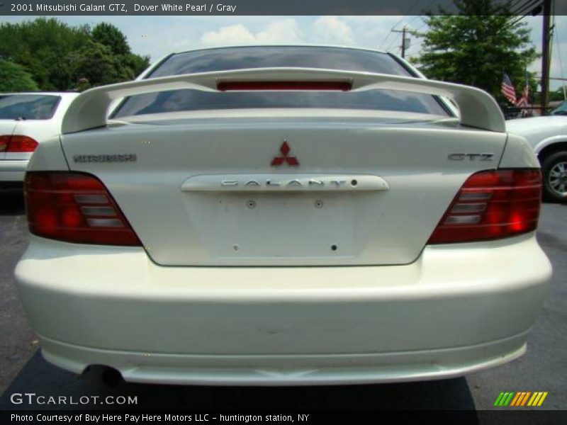 Dover White Pearl / Gray 2001 Mitsubishi Galant GTZ