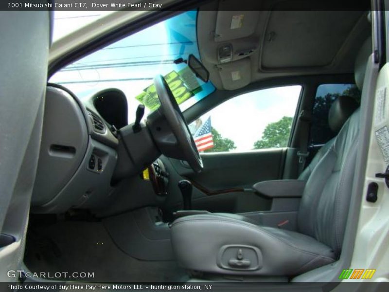 Dover White Pearl / Gray 2001 Mitsubishi Galant GTZ