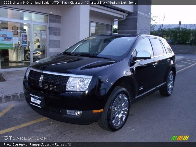 Black Clearcoat / Charcoal Black/Medium Light Stone 2008 Lincoln MKX Limited Edition AWD
