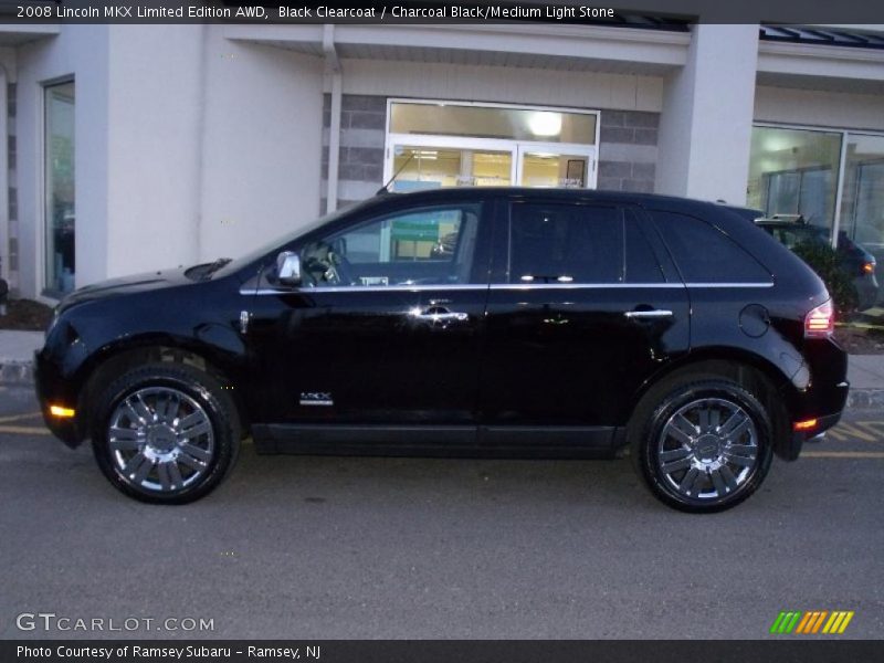 Black Clearcoat / Charcoal Black/Medium Light Stone 2008 Lincoln MKX Limited Edition AWD