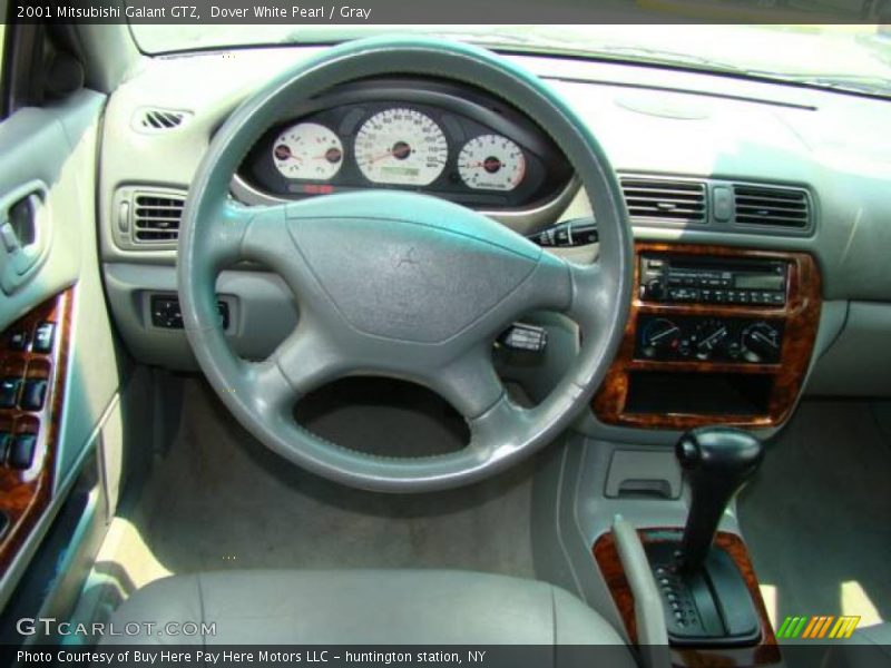 Dover White Pearl / Gray 2001 Mitsubishi Galant GTZ