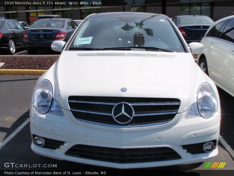 Arctic White / Black 2010 Mercedes-Benz R 350 4Matic