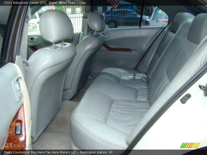 Dover White Pearl / Gray 2001 Mitsubishi Galant GTZ