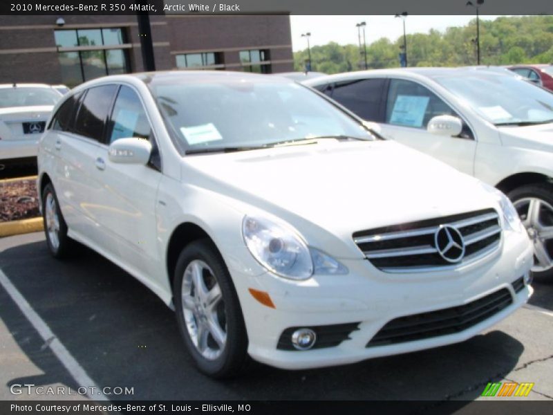 Arctic White / Black 2010 Mercedes-Benz R 350 4Matic