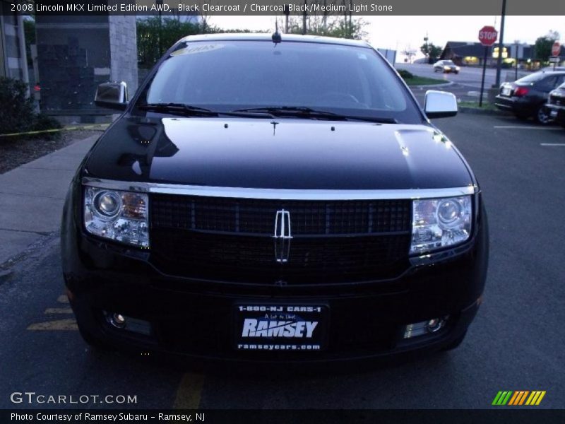 Black Clearcoat / Charcoal Black/Medium Light Stone 2008 Lincoln MKX Limited Edition AWD