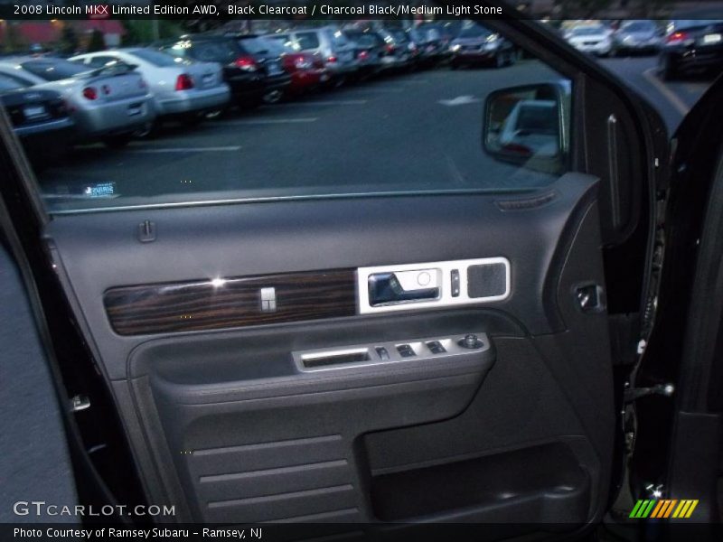 Black Clearcoat / Charcoal Black/Medium Light Stone 2008 Lincoln MKX Limited Edition AWD
