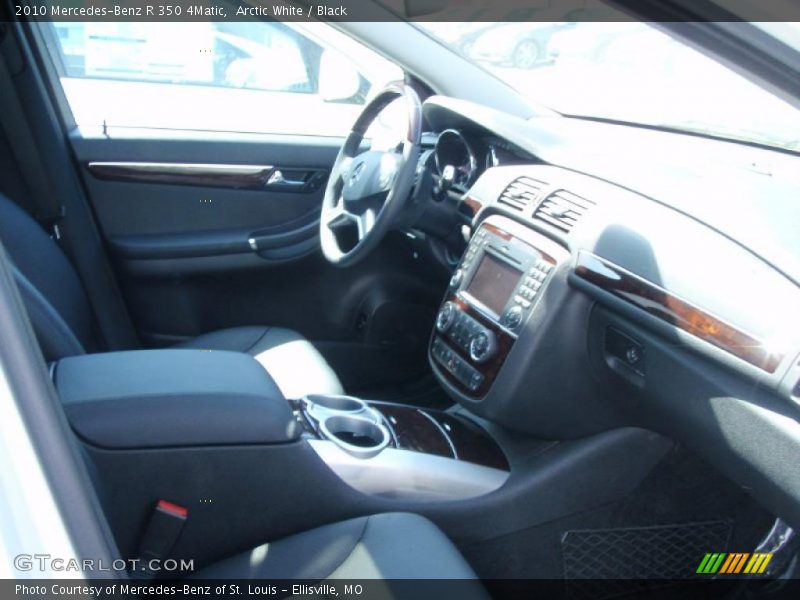 Arctic White / Black 2010 Mercedes-Benz R 350 4Matic