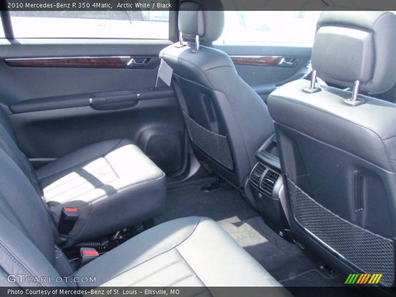 Arctic White / Black 2010 Mercedes-Benz R 350 4Matic