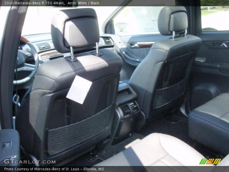 Arctic White / Black 2010 Mercedes-Benz R 350 4Matic