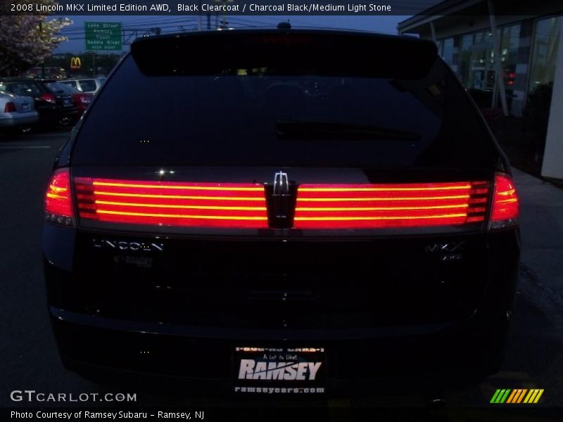 Black Clearcoat / Charcoal Black/Medium Light Stone 2008 Lincoln MKX Limited Edition AWD