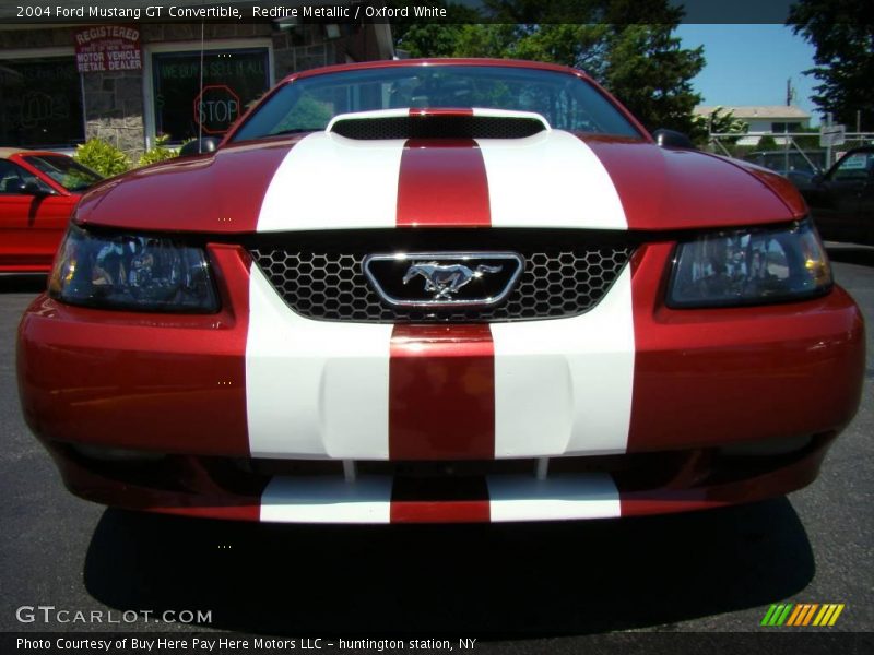 Redfire Metallic / Oxford White 2004 Ford Mustang GT Convertible