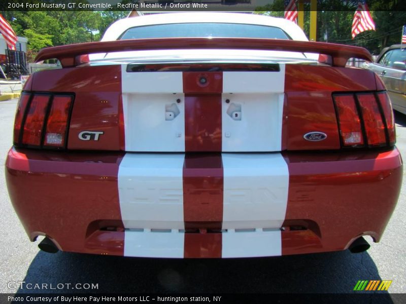 Redfire Metallic / Oxford White 2004 Ford Mustang GT Convertible
