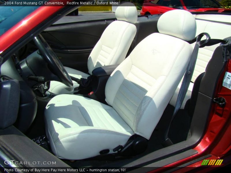 Redfire Metallic / Oxford White 2004 Ford Mustang GT Convertible