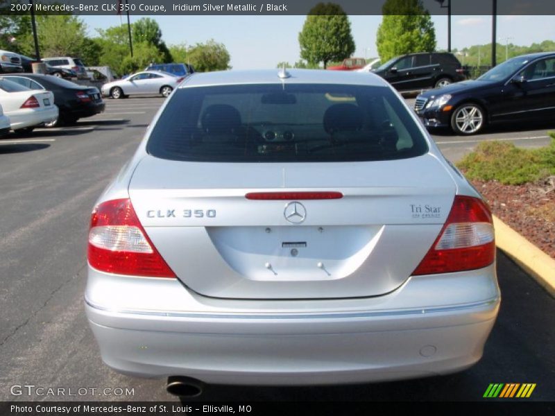 Iridium Silver Metallic / Black 2007 Mercedes-Benz CLK 350 Coupe