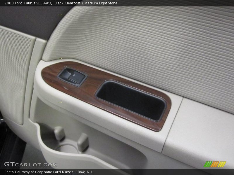 Black Clearcoat / Medium Light Stone 2008 Ford Taurus SEL AWD