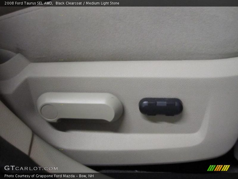 Black Clearcoat / Medium Light Stone 2008 Ford Taurus SEL AWD