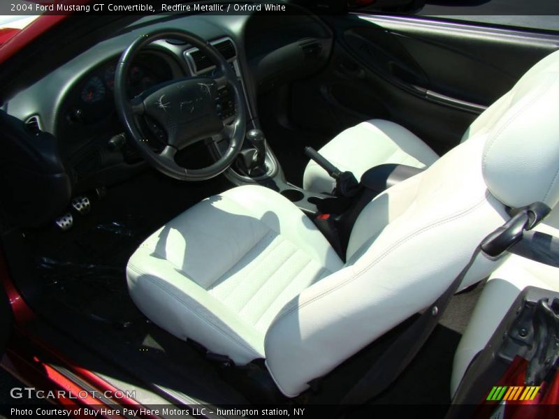 Redfire Metallic / Oxford White 2004 Ford Mustang GT Convertible