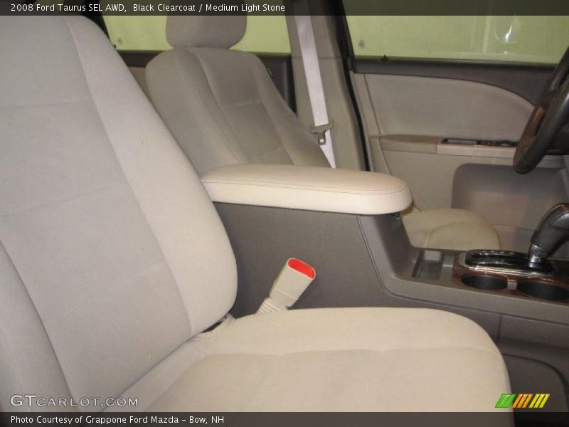 Black Clearcoat / Medium Light Stone 2008 Ford Taurus SEL AWD