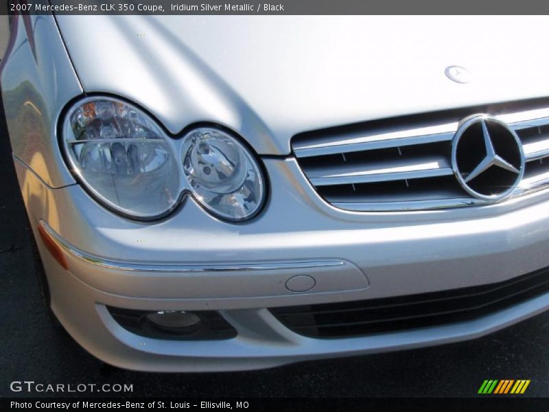 Iridium Silver Metallic / Black 2007 Mercedes-Benz CLK 350 Coupe