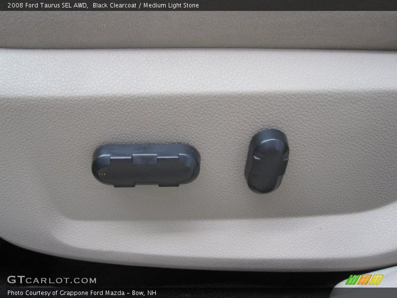 Black Clearcoat / Medium Light Stone 2008 Ford Taurus SEL AWD