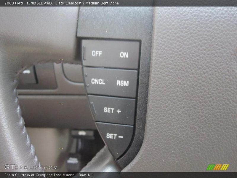Black Clearcoat / Medium Light Stone 2008 Ford Taurus SEL AWD