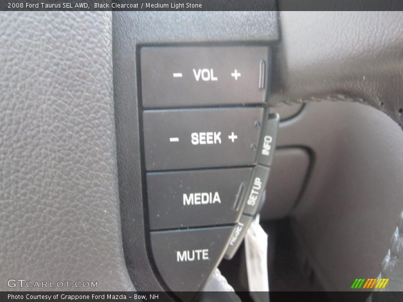Black Clearcoat / Medium Light Stone 2008 Ford Taurus SEL AWD