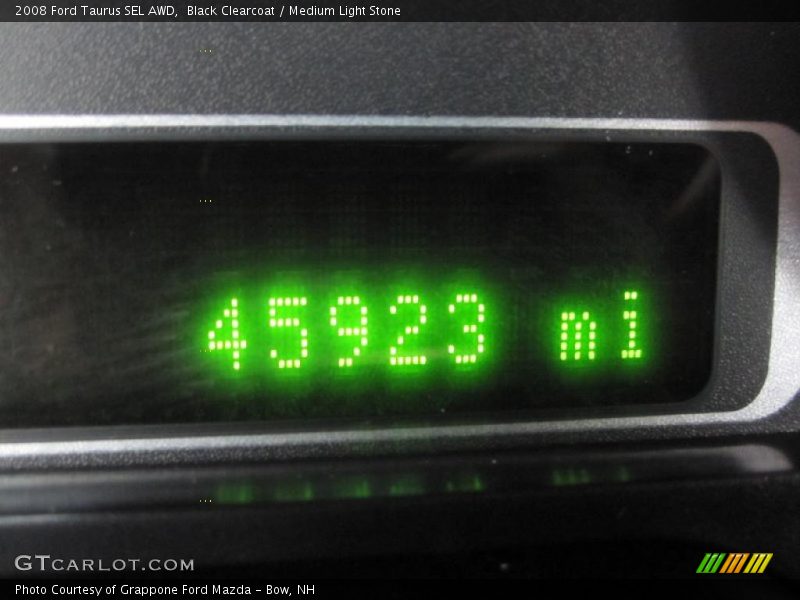 Black Clearcoat / Medium Light Stone 2008 Ford Taurus SEL AWD