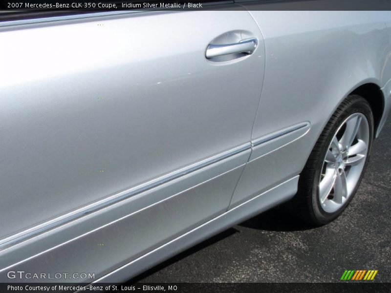 Iridium Silver Metallic / Black 2007 Mercedes-Benz CLK 350 Coupe