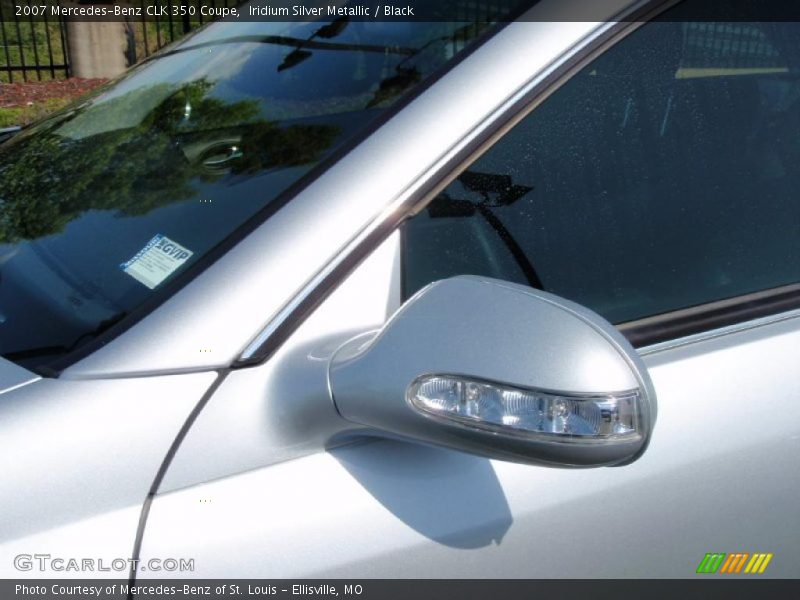 Iridium Silver Metallic / Black 2007 Mercedes-Benz CLK 350 Coupe