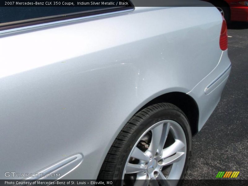 Iridium Silver Metallic / Black 2007 Mercedes-Benz CLK 350 Coupe