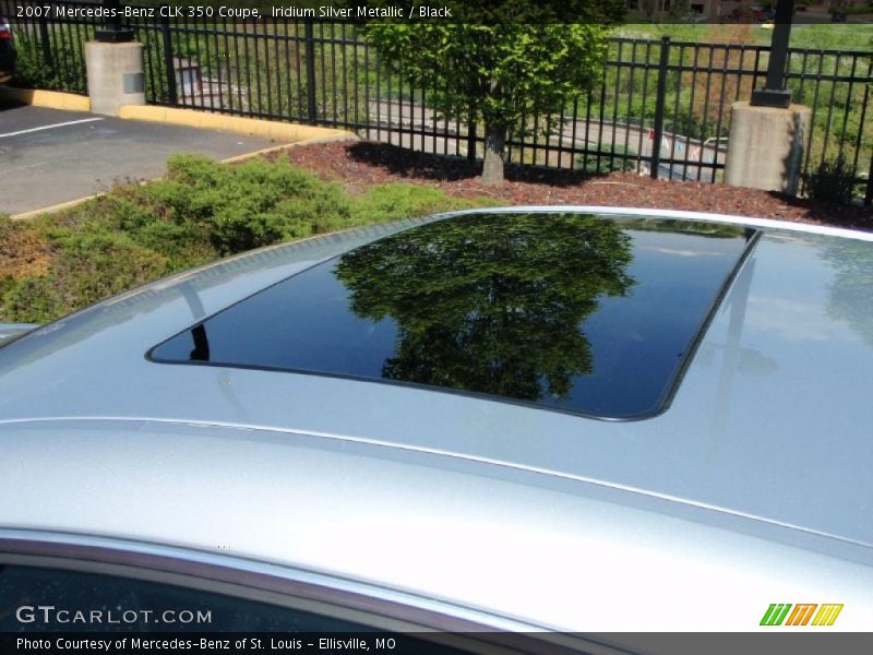 Iridium Silver Metallic / Black 2007 Mercedes-Benz CLK 350 Coupe