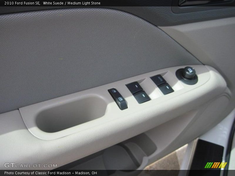 White Suede / Medium Light Stone 2010 Ford Fusion SE