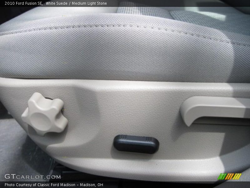 White Suede / Medium Light Stone 2010 Ford Fusion SE