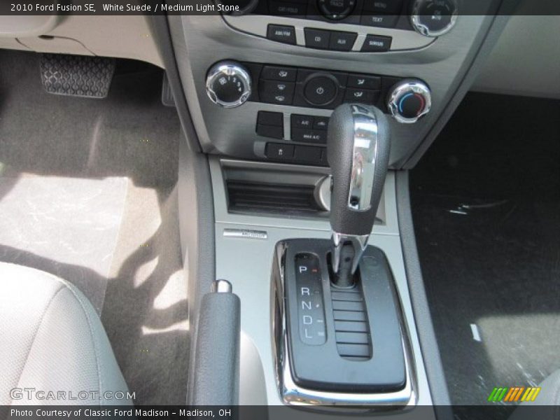 White Suede / Medium Light Stone 2010 Ford Fusion SE