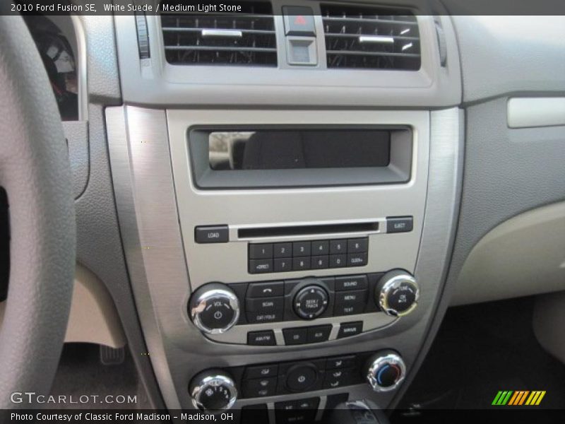 White Suede / Medium Light Stone 2010 Ford Fusion SE