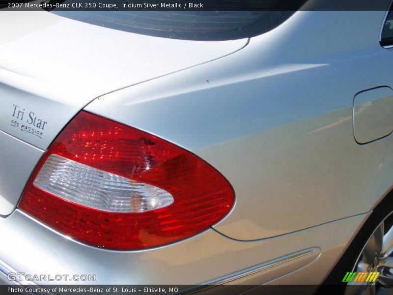 Iridium Silver Metallic / Black 2007 Mercedes-Benz CLK 350 Coupe