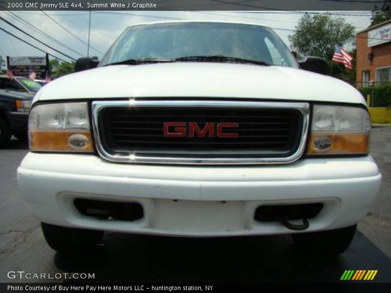 Summit White / Graphite 2000 GMC Jimmy SLE 4x4