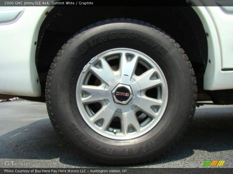 Summit White / Graphite 2000 GMC Jimmy SLE 4x4
