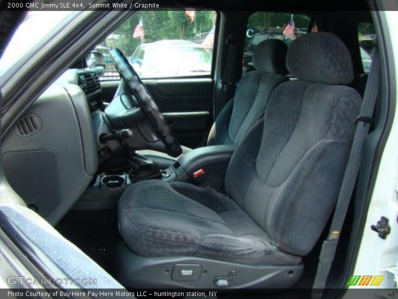 Summit White / Graphite 2000 GMC Jimmy SLE 4x4