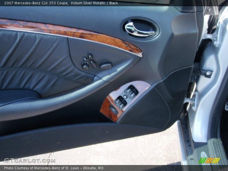 Iridium Silver Metallic / Black 2007 Mercedes-Benz CLK 350 Coupe