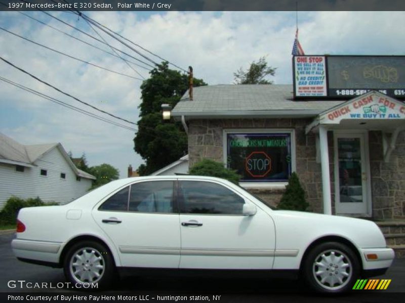 Polar White / Grey 1997 Mercedes-Benz E 320 Sedan