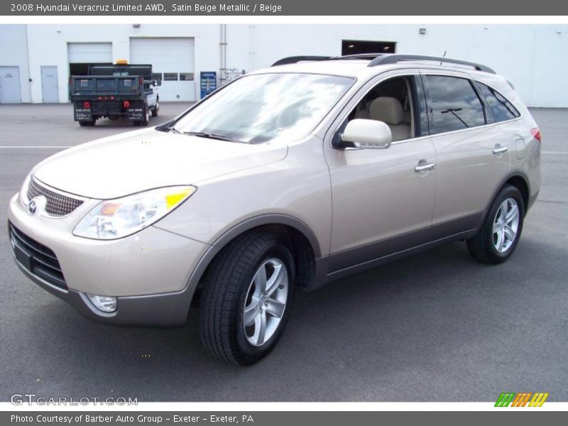 Satin Beige Metallic / Beige 2008 Hyundai Veracruz Limited AWD