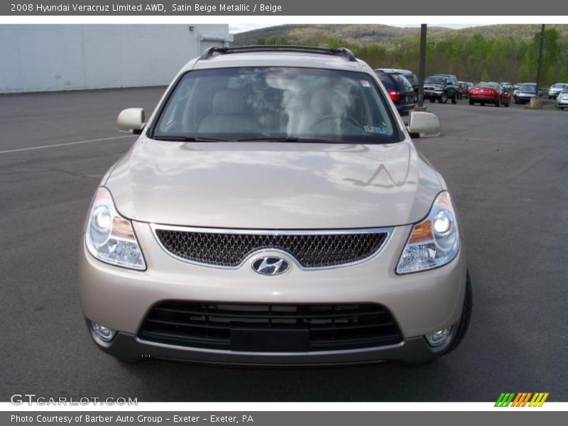 Satin Beige Metallic / Beige 2008 Hyundai Veracruz Limited AWD