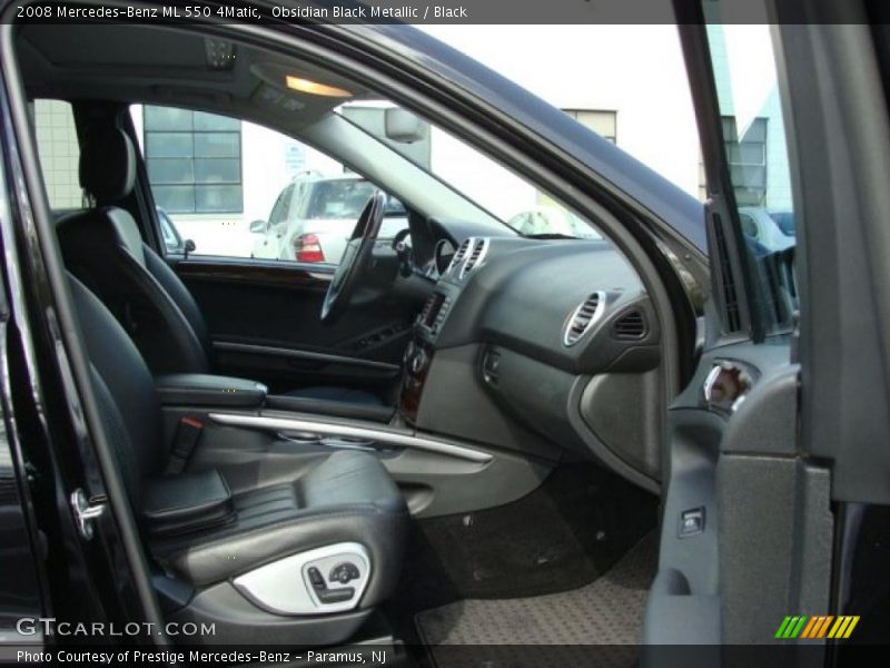 Obsidian Black Metallic / Black 2008 Mercedes-Benz ML 550 4Matic