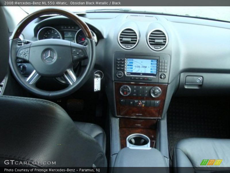 Obsidian Black Metallic / Black 2008 Mercedes-Benz ML 550 4Matic