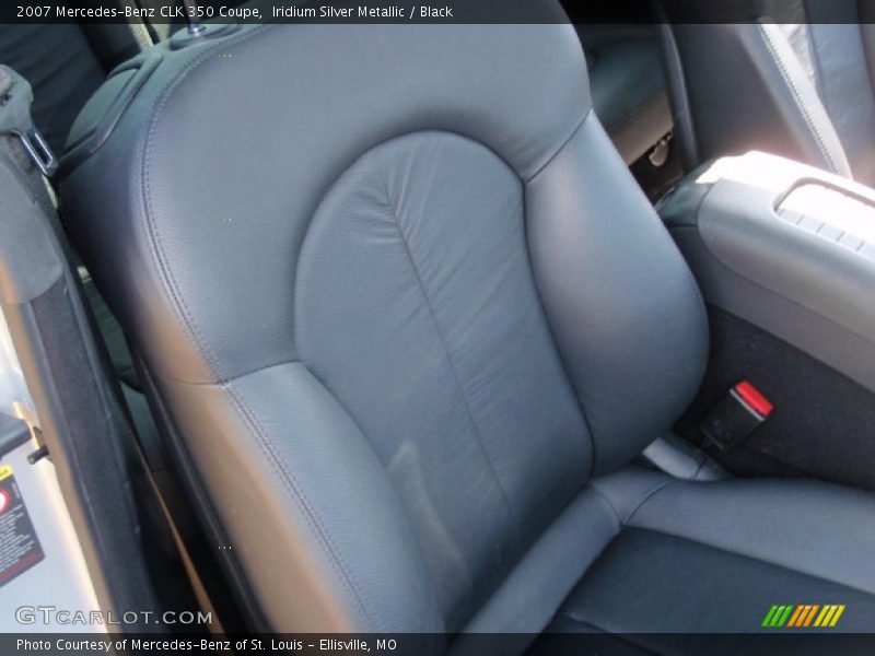 Iridium Silver Metallic / Black 2007 Mercedes-Benz CLK 350 Coupe