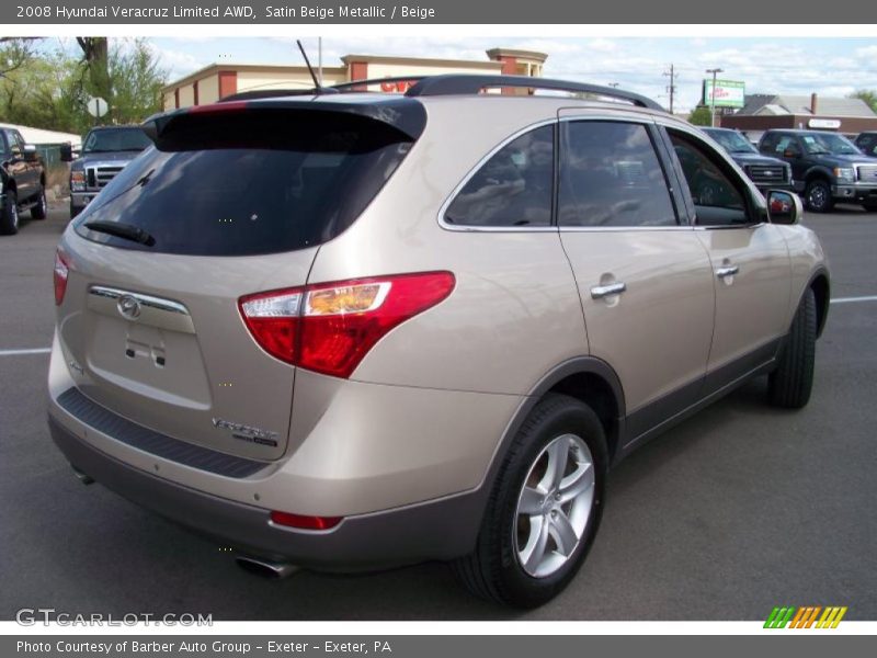 Satin Beige Metallic / Beige 2008 Hyundai Veracruz Limited AWD