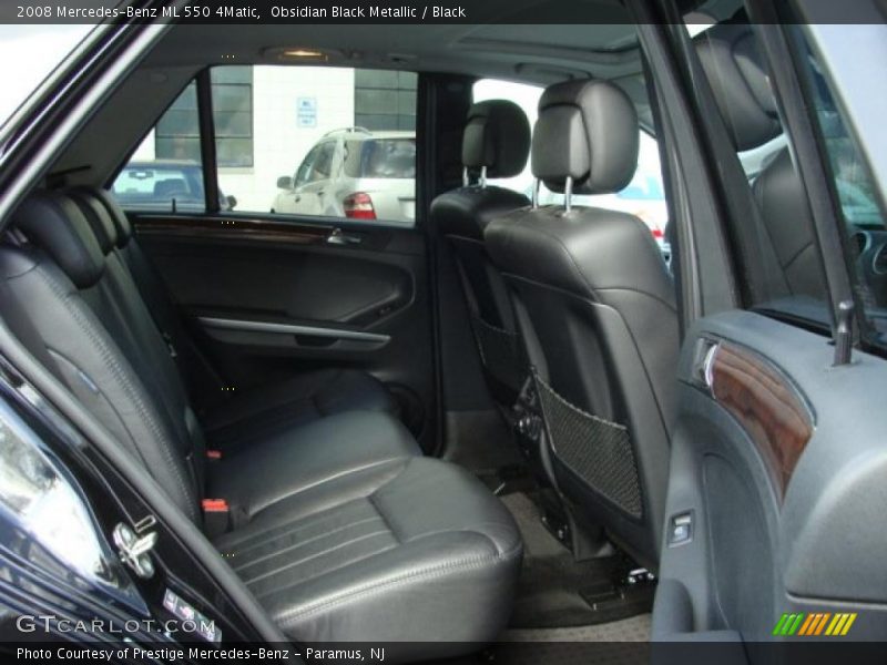 Obsidian Black Metallic / Black 2008 Mercedes-Benz ML 550 4Matic